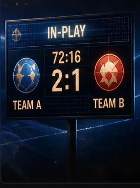 Live in-play betting at tg688 - match scoreboard
