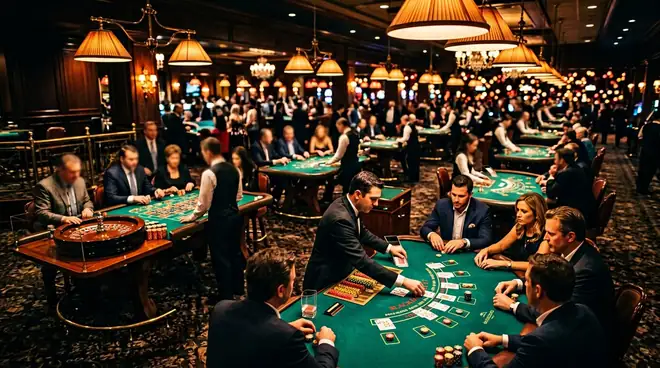 tg688 casino floor - live tables, roulette and card rooms in one lobby