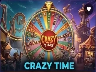 Crazy Time game banner at tg688 - EVO